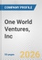 One World Ventures, Inc. Fundamental Company Report Including Financial, SWOT, Competitors and Industry Analysis - Product Thumbnail Image