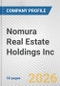 Nomura Real Estate Holdings Inc. Fundamental Company Report Including Financial, SWOT, Competitors and Industry Analysis - Product Thumbnail Image