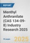 Menthyl Anthranilate (CAS 134-09-8) Industry Research 2025: Global and Regional Market Trends 2019-2024 and Forecast to 2029 - Product Thumbnail Image