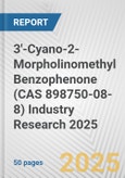 3'-Cyano-2-Morpholinomethyl Benzophenone (CAS 898750-08-8) Industry Research 2025: Global and Regional Market Trends 2019-2024 and Forecast to 2029- Product Image