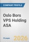 Oslo Bors VPS Holding ASA Fundamental Company Report Including Financial, SWOT, Competitors and Industry Analysis - Product Thumbnail Image