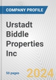 Urstadt Biddle Properties Inc. Fundamental Company Report Including Financial, SWOT, Competitors and Industry Analysis- Product Image