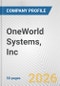 OneWorld Systems, Inc. Fundamental Company Report Including Financial, SWOT, Competitors and Industry Analysis - Product Thumbnail Image