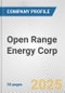 Open Range Energy Corp. Fundamental Company Report Including Financial, SWOT, Competitors and Industry Analysis - Product Thumbnail Image