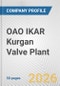 OAO IKAR Kurgan Valve Plant Fundamental Company Report Including Financial, SWOT, Competitors and Industry Analysis - Product Thumbnail Image
