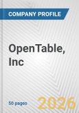 OpenTable, Inc. Fundamental Company Report Including Financial, SWOT, Competitors and Industry Analysis- Product Image
