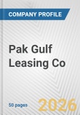 Pak Gulf Leasing Co Fundamental Company Report Including Financial, SWOT, Competitors and Industry Analysis- Product Image