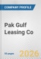 Pak Gulf Leasing Co Fundamental Company Report Including Financial, SWOT, Competitors and Industry Analysis - Product Thumbnail Image