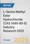 L-Serine Methyl Ester Hydrochloride (CAS 5680-80-8) Industry Research 2025: Global and Regional Market Trends 2019-2024 and Forecast to 2029 - Product Thumbnail Image