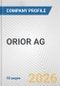 ORIOR AG Fundamental Company Report Including Financial, SWOT, Competitors and Industry Analysis - Product Thumbnail Image