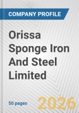 Orissa Sponge Iron And Steel Limited Fundamental Company Report Including Financial, SWOT, Competitors and Industry Analysis- Product Image