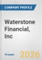 Waterstone Financial, Inc. Fundamental Company Report Including Financial, SWOT, Competitors and Industry Analysis - Product Thumbnail Image