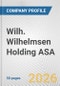 Wilh. Wilhelmsen Holding ASA Fundamental Company Report Including Financial, SWOT, Competitors and Industry Analysis - Product Thumbnail Image