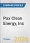 Pax Clean Energy, Inc. Fundamental Company Report Including Financial, SWOT, Competitors and Industry Analysis - Product Thumbnail Image