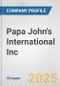 Papa John's International Inc. Fundamental Company Report Including Financial, SWOT, Competitors and Industry Analysis - Product Thumbnail Image