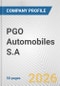 PGO Automobiles S.A. Fundamental Company Report Including Financial, SWOT, Competitors and Industry Analysis - Product Thumbnail Image