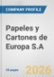 Papeles y Cartones de Europa S.A. Fundamental Company Report Including Financial, SWOT, Competitors and Industry Analysis - Product Thumbnail Image