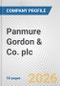 Panmure Gordon & Co. plc Fundamental Company Report Including Financial, SWOT, Competitors and Industry Analysis - Product Thumbnail Image