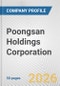 Poongsan Holdings Corporation Fundamental Company Report Including Financial, SWOT, Competitors and Industry Analysis - Product Thumbnail Image