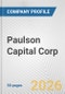 Paulson Capital Corp. Fundamental Company Report Including Financial, SWOT, Competitors and Industry Analysis - Product Thumbnail Image
