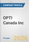 OPTI Canada Inc. Fundamental Company Report Including Financial, SWOT, Competitors and Industry Analysis - Product Thumbnail Image