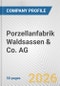 Porzellanfabrik Waldsassen & Co. AG Fundamental Company Report Including Financial, SWOT, Competitors and Industry Analysis - Product Thumbnail Image