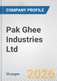 Pak Ghee Industries Ltd. Fundamental Company Report Including Financial, SWOT, Competitors and Industry Analysis- Product Image