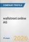 wallstreet:online AG Fundamental Company Report Including Financial, SWOT, Competitors and Industry Analysis - Product Thumbnail Image