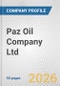 Paz Oil Company Ltd. Fundamental Company Report Including Financial, SWOT, Competitors and Industry Analysis - Product Thumbnail Image