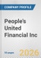People's United Financial Inc. Fundamental Company Report Including Financial, SWOT, Competitors and Industry Analysis - Product Thumbnail Image