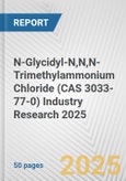 N-Glycidyl-N,N,N-Trimethylammonium Chloride (CAS 3033-77-0) Industry Research 2025: Global and Regional Market Trends 2019-2024 and Forecast to 2029- Product Image