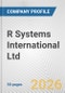 R Systems International Ltd. Fundamental Company Report Including Financial, SWOT, Competitors and Industry Analysis - Product Thumbnail Image