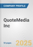 QuoteMedia Inc. Fundamental Company Report Including Financial, SWOT, Competitors and Industry Analysis- Product Image