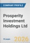 Prosperity Investment Holdings Ltd. Fundamental Company Report Including Financial, SWOT, Competitors and Industry Analysis - Product Thumbnail Image