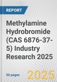 Methylamine Hydrobromide (CAS 6876-37-5) Industry Research 2025: Global and Regional Market Trends 2019-2024 and Forecast to 2029- Product Image