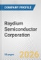 Raydium Semiconductor Corporation Fundamental Company Report Including Financial, SWOT, Competitors and Industry Analysis - Product Thumbnail Image