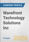 Wavefront Technology Solutions Inc. Fundamental Company Report Including Financial, SWOT, Competitors and Industry Analysis - Product Thumbnail Image