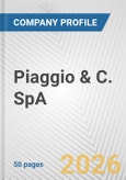 Piaggio & C. SpA Fundamental Company Report Including Financial, SWOT, Competitors and Industry Analysis- Product Image