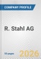 R. Stahl AG Fundamental Company Report Including Financial, SWOT, Competitors and Industry Analysis - Product Thumbnail Image