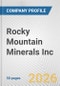 Rocky Mountain Minerals Inc. Fundamental Company Report Including Financial, SWOT, Competitors and Industry Analysis - Product Thumbnail Image