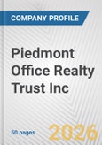 Piedmont Office Realty Trust Inc. Fundamental Company Report Including Financial, SWOT, Competitors and Industry Analysis- Product Image