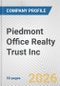 Piedmont Office Realty Trust Inc. Fundamental Company Report Including Financial, SWOT, Competitors and Industry Analysis - Product Thumbnail Image