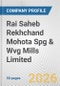 Rai Saheb Rekhchand Mohota Spg & Wvg Mills Limited Fundamental Company Report Including Financial, SWOT, Competitors and Industry Analysis - Product Thumbnail Image