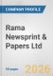 Rama Newsprint & Papers Ltd. Fundamental Company Report Including Financial, SWOT, Competitors and Industry Analysis - Product Thumbnail Image