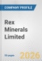 Rex Minerals Limited. Fundamental Company Report Including Financial, SWOT, Competitors and Industry Analysis - Product Thumbnail Image