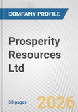 Prosperity Resources Ltd. Fundamental Company Report Including Financial, SWOT, Competitors and Industry Analysis- Product Image