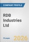 RDB Industries Ltd Fundamental Company Report Including Financial, SWOT, Competitors and Industry Analysis - Product Thumbnail Image