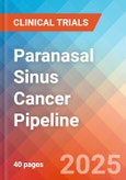 Paranasal sinus cancer - Pipeline Insight, 2024- Product Image