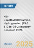 N,N-Dimethyltallowamine, Hydrogenated (CAS 61788-95-2) Industry Research 2025: Global and Regional Market Trends 2019-2024 and Forecast to 2029- Product Image