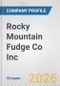 Rocky Mountain Fudge Co Inc. Fundamental Company Report Including Financial, SWOT, Competitors and Industry Analysis - Product Thumbnail Image